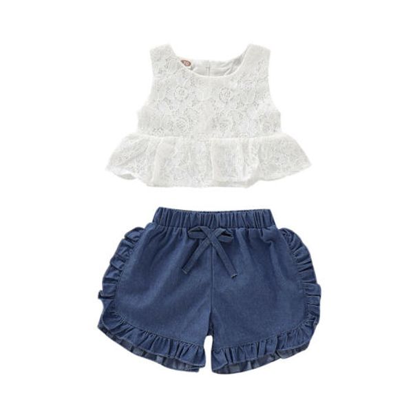 dropshipping 2 шт сладких новорожденного kid baby girl flower bow top шорты брюки летняя одежда одежда set, White
dropshipping 2 шт сладких новорожденного kid baby girl flower bow top шорты брюки летняя одежда одежда set, White