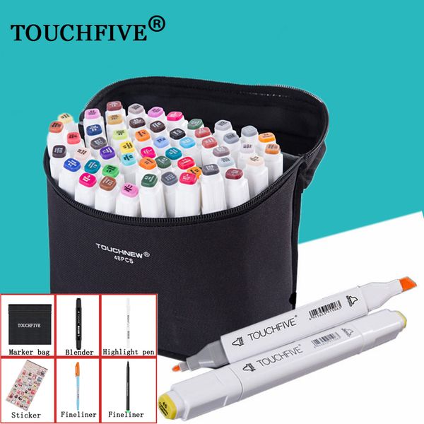 touchfive brush pen markers art supplies for manga drawing lettering calligraphy alcohol markers set 30/40/60/80/168 colors pen
touchfive brush pen markers art supplies for manga drawing lettering calligraphy alcohol markers set 30/40/60/80/168 colors pen