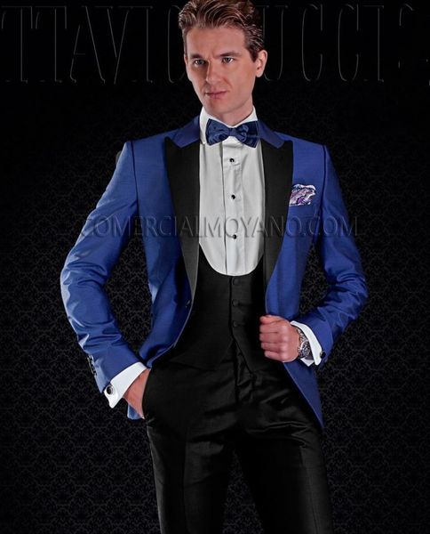 royal blue satin groom tuxedos peak lapel groomsmen mens wedding dress handsome man jacket blazer 3 piece suit(jacket+pants+vest+tie) 928, Black;gray
royal blue satin groom tuxedos peak lapel groomsmen mens wedding dress handsome man jacket blazer 3 piece suit(jacket+pants+vest+tie) 928, Black;gray