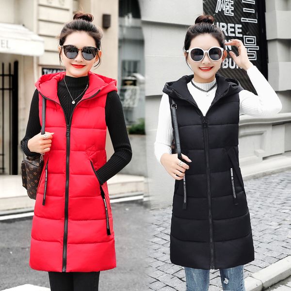 woman vest long fund self-cultivation cotton-padded jacket even hat cotton-padded clothes waistcoat thickness loose coat tide, Black;white
woman vest long fund self-cultivation cotton-padded jacket even hat cotton-padded clothes waistcoat thickness loose coat tide, Black;white