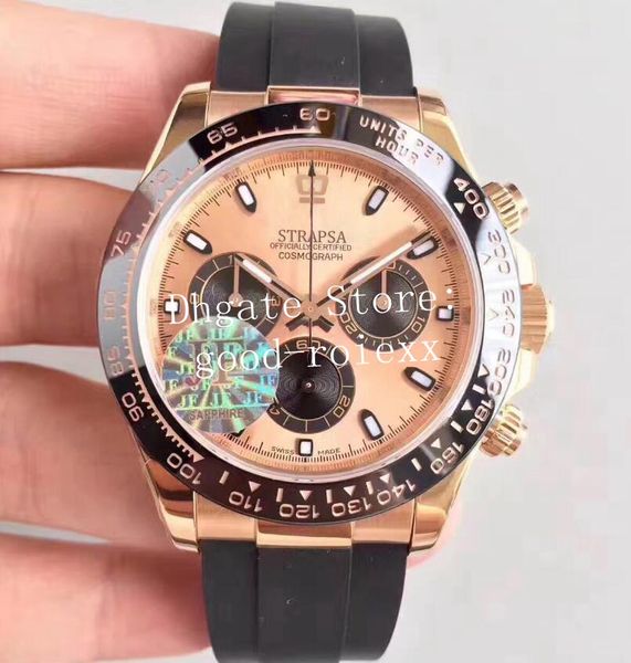 mens automatic chronograph eta 7750 watches men rose gold 28800 vph ceramic bezel valjoux rubber strap jf 116515 mechanical wristwatches, Slivery;brown
mens automatic chronograph eta 7750 watches men rose gold 28800 vph ceramic bezel valjoux rubber strap jf 116515 mechanical wristwatches, Slivery;brown