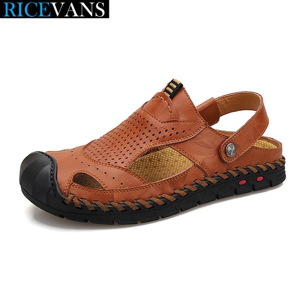 2019 summer men's shoes new men's casual fashion baotou sandals sandals fashion slippers two wear, Black
2019 summer men's shoes new men's casual fashion baotou sandals sandals fashion slippers two wear, Black