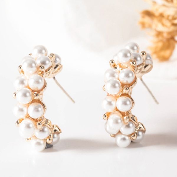 2019 new vintage japan korean hoop earrings for women handmade half-round simulated pearl earring jewelry pendant gifts, Golden;silver
2019 new vintage japan korean hoop earrings for women handmade half-round simulated pearl earring jewelry pendant gifts, Golden;silver