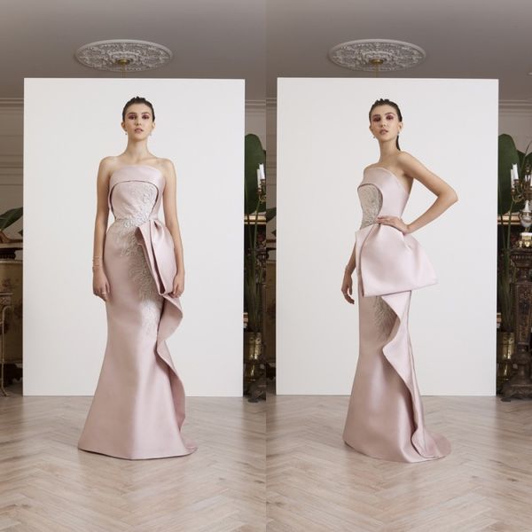 azzi&osta mermaid prom dresses long satin strapless lace appliqued evening dresses with ruffles sweep train formal party gowns custom made, Black
azzi&osta mermaid prom dresses long satin strapless lace appliqued evening dresses with ruffles sweep train formal party gowns custom made, Black