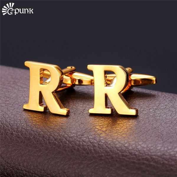 men cufflinks alphabet r french shirt cuff button men wedding groom business gold/ color cufflinks c2048g, Silver;golden
men cufflinks alphabet r french shirt cuff button men wedding groom business gold/ color cufflinks c2048g, Silver;golden