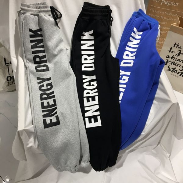 printed letter grey trousers women's autumn and winter plus velvet casual sports pants loose hip hop sweatpants harem pants trou, White;black
printed letter grey trousers women's autumn and winter plus velvet casual sports pants loose hip hop sweatpants harem pants trou, White;black