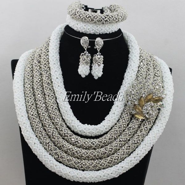 fashion african wedding crystal beads big nigerian costume jewelry set bridal necklaces jewelry set fuchsia amj937, Slivery;golden
fashion african wedding crystal beads big nigerian costume jewelry set bridal necklaces jewelry set fuchsia amj937, Slivery;golden
