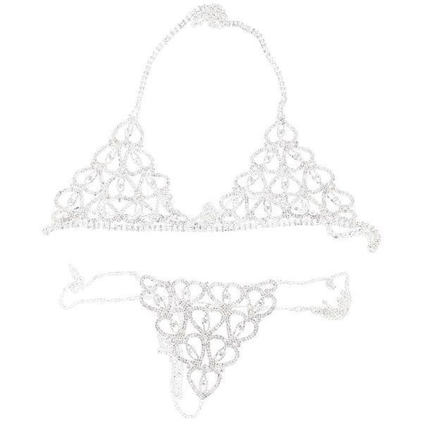 women's swimwear bikini suit suspenders corset underwear chain body thong jewelry, White;black
women's swimwear bikini suit suspenders corset underwear chain body thong jewelry, White;black
