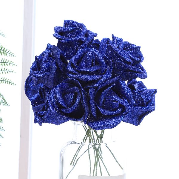 30 heads artificial pe glitter rose flowers gold rose diy wedding bride bouquet decoration valentine's day home decor
30 heads artificial pe glitter rose flowers gold rose diy wedding bride bouquet decoration valentine's day home decor
