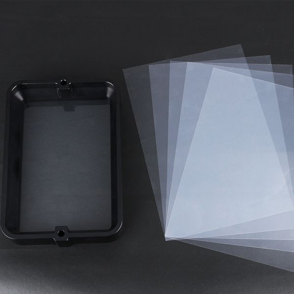 1x aluminium resin tank vat and 5x fep sheet film light curing 3d printer part for dlp and sla
1x aluminium resin tank vat and 5x fep sheet film light curing 3d printer part for dlp and sla