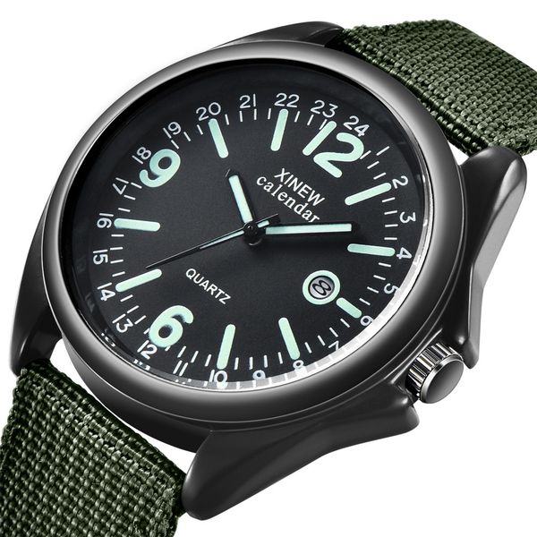 2018 relogio masculino mens quartz army watch black dial date luxury sport wrist watch erkek kol saati bayan kol saati, Slivery;brown
2018 relogio masculino mens quartz army watch black dial date luxury sport wrist watch erkek kol saati bayan kol saati, Slivery;brown