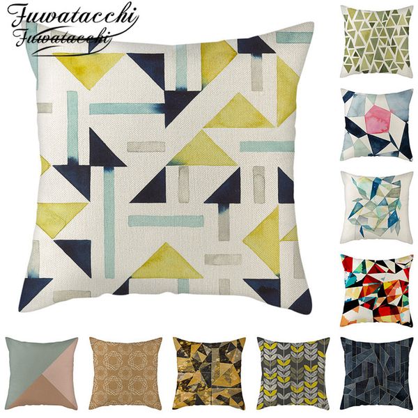 fuwatacchi splice geometric printed throw pillow cover case sofa car waist cushion cover office housse decor coussin pillowcase
fuwatacchi splice geometric printed throw pillow cover case sofa car waist cushion cover office housse decor coussin pillowcase