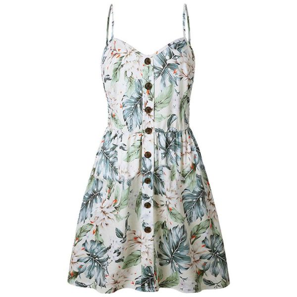 2018 dress female fashion women sling sleeveless v-neck flower print button party princess dress vestidos robe, Black;gray
2018 dress female fashion women sling sleeveless v-neck flower print button party princess dress vestidos robe, Black;gray