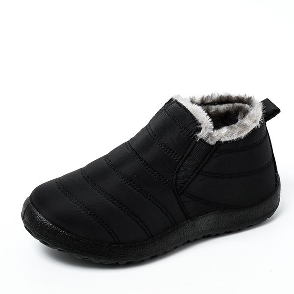 new fashion men winter shoes solid color snow boots plush inside bottom keep warm waterproof ski boots ghn67, Black
new fashion men winter shoes solid color snow boots plush inside bottom keep warm waterproof ski boots ghn67, Black
