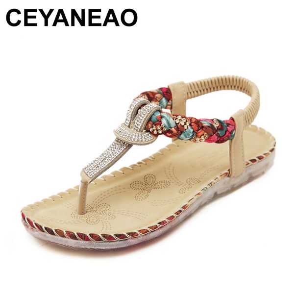 ceyaneao bohemian ladies thong sandals diamond beads slippers ankle slingback flats flip flops shoes summer beach sandals ydt538, Black
ceyaneao bohemian ladies thong sandals diamond beads slippers ankle slingback flats flip flops shoes summer beach sandals ydt538, Black