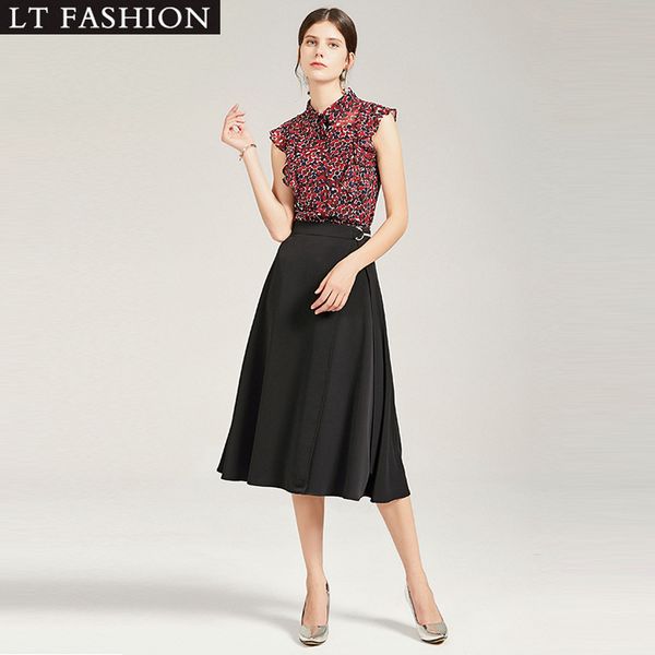 modern suit 2020 spring and summer women's waist was thin wave point chiffon shirt dress in black two-piece, White
modern suit 2020 spring and summer women's waist was thin wave point chiffon shirt dress in black two-piece, White
