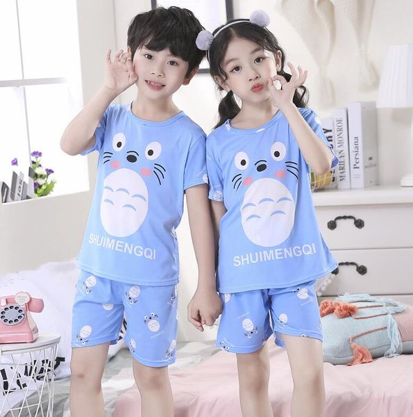 children cartoon pajamas for boys summer cotton pyjamas set kids pijama short sleeve home wear sleepwear suits girls nightwear, Blue;red
children cartoon pajamas for boys summer cotton pyjamas set kids pijama short sleeve home wear sleepwear suits girls nightwear, Blue;red
