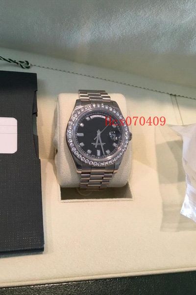 горячие продажи моды brand new day-date 2 президент 41мм 18k белого золота 218349 алмазный диск автоматические механические часы для мужчин, Slivery;brown
горячие продажи моды brand new day-date 2 президент 41мм 18k белого золота 218349 алмазный диск автоматические механические часы для мужчин, Slivery;brown