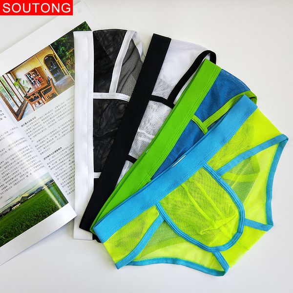 soutong men briefs underwear transparent men underwear calzoncillos hombre gay breathable mesh underpants sj06, Black;white
soutong men briefs underwear transparent men underwear calzoncillos hombre gay breathable mesh underpants sj06, Black;white