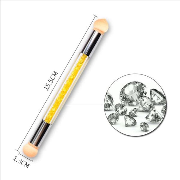 1шт дважды head sponge nail art brush clear handle кристалл rhinestone drawing палец декоративные красоты nail pen, Silver
1шт дважды head sponge nail art brush clear handle кристалл rhinestone drawing палец декоративные красоты nail pen, Silver