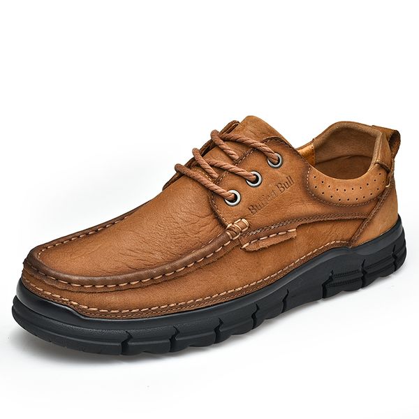 Men Hiking Shoes Comfortable First Layer Cowhide Leather Outdoor Sneakers Men Breathable Hiking Middle-aged Business shoes C4
Men Hiking Shoes Comfortable First Layer Cowhide Leather Outdoor Sneakers Men Breathable Hiking Middle-aged Business shoes C4