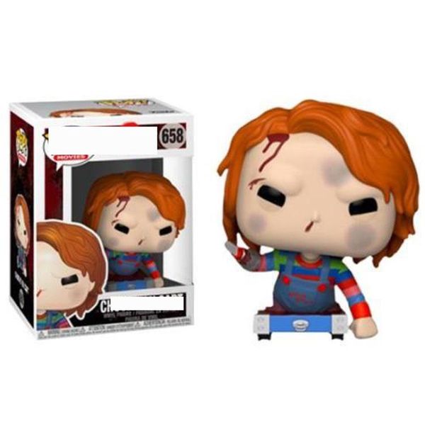 cute funko pop child's play chucky ghost vinyl action figures with box #658 popular toy halloween gift ing
cute funko pop child's play chucky ghost vinyl action figures with box #658 popular toy halloween gift ing