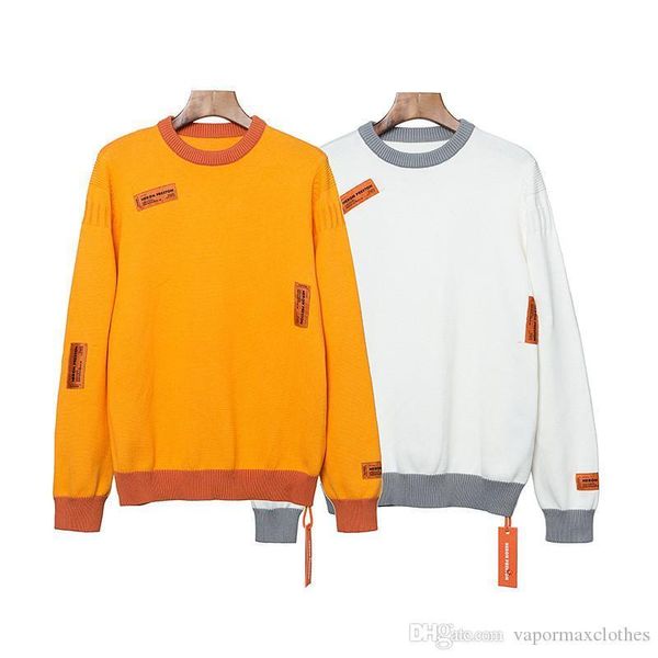 mens designer sweater winter fashion knitted loose pullover sweaters mens solid color, White;black
mens designer sweater winter fashion knitted loose pullover sweaters mens solid color, White;black
