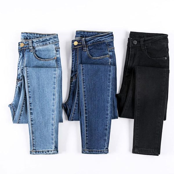 black high waist jeans women high elastic plus size stretch slim skinny jeans female casual trousers denim pencil pants, Blue
black high waist jeans women high elastic plus size stretch slim skinny jeans female casual trousers denim pencil pants, Blue