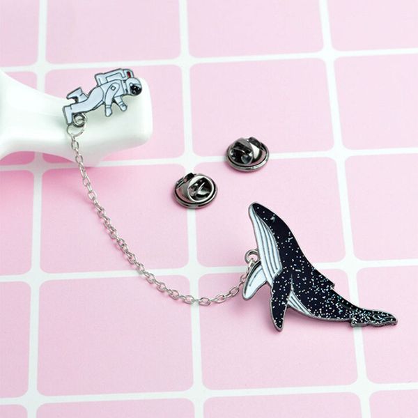 cartoon astronaut space whale drip brooch pin for men women coat clothing pins jewelry gift, Gray
cartoon astronaut space whale drip brooch pin for men women coat clothing pins jewelry gift, Gray