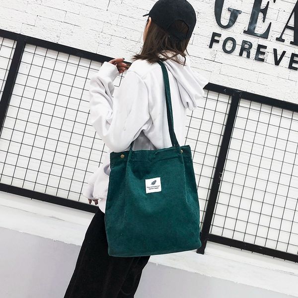 women corduroy shoulder bag stripes design canvas handbag casual tote female eco purse soft cloth fabric shopping bags for girls
women corduroy shoulder bag stripes design canvas handbag casual tote female eco purse soft cloth fabric shopping bags for girls