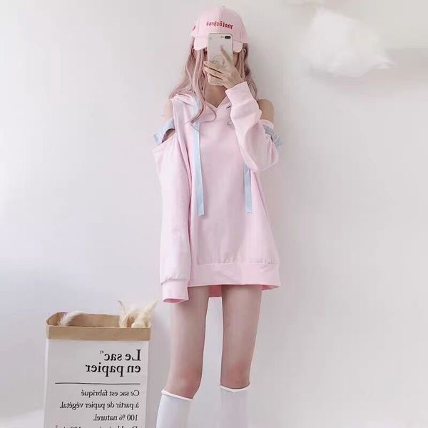 hoodies women trendy kawaii korean style simple casual harajuku all-match soft loose womens clothing chic, Black
hoodies women trendy kawaii korean style simple casual harajuku all-match soft loose womens clothing chic, Black