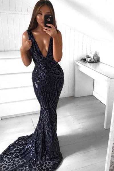 deep v neck saudi arabia black lace mermaid evening dress dubai prom formal party dresses custom made, Black;red
deep v neck saudi arabia black lace mermaid evening dress dubai prom formal party dresses custom made, Black;red