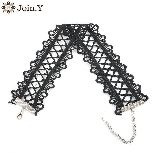 join.y new vintage hollow out hand lace torques necklace lace and alloy material for women necklace, Silver
join.y new vintage hollow out hand lace torques necklace lace and alloy material for women necklace, Silver