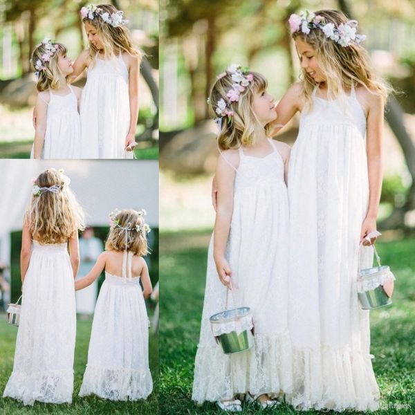 Amazing White Lace Flower Girls Dresses for Weddings Long Floor Length Kids Lace Communion Dress Flowergirl Gowns Princess Vintage Jewel
Amazing White Lace Flower Girls Dresses for Weddings Long Floor Length Kids Lace Communion Dress Flowergirl Gowns Princess Vintage Jewel