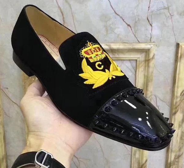 new party dress wedding slip on loafers shoes men dandelion tassel sneaker red bottom oxford shoes designer flats spiked dress shoe, Black
new party dress wedding slip on loafers shoes men dandelion tassel sneaker red bottom oxford shoes designer flats spiked dress shoe, Black