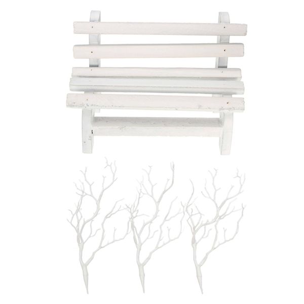 3 x artificial white dry plant tree branch wedding party decor & 1x miniature dollhouse landscape ornament plant diy craft home
3 x artificial white dry plant tree branch wedding party decor & 1x miniature dollhouse landscape ornament plant diy craft home