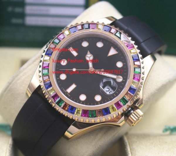 factory supplier luxury wristwatches sapphire glass 40mm 116655 black dial diamond bezel automatic mechanical mens men's watch watches, Slivery;brown
factory supplier luxury wristwatches sapphire glass 40mm 116655 black dial diamond bezel automatic mechanical mens men's watch watches, Slivery;brown