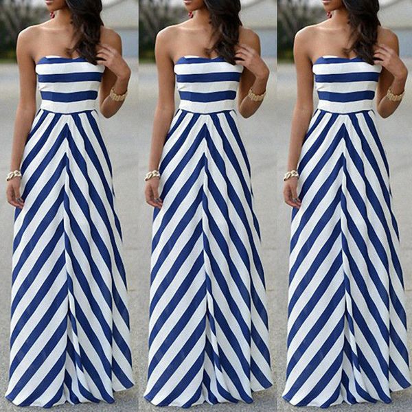 elegant woman wrap chest maxi dresses new 2018 women's summer boho casual long evening party beach dress holiday striped dresses, Black;gray
elegant woman wrap chest maxi dresses new 2018 women's summer boho casual long evening party beach dress holiday striped dresses, Black;gray