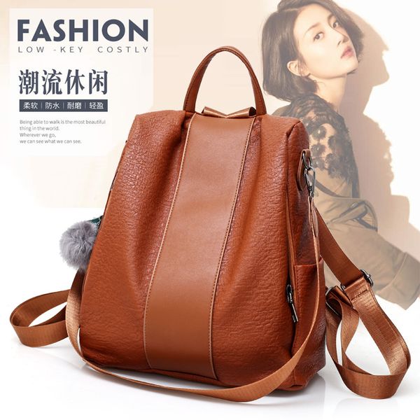 fashion backpack women 2019 new soft leather pu small backpack casual multifunctional lightweight travel bag
fashion backpack women 2019 new soft leather pu small backpack casual multifunctional lightweight travel bag