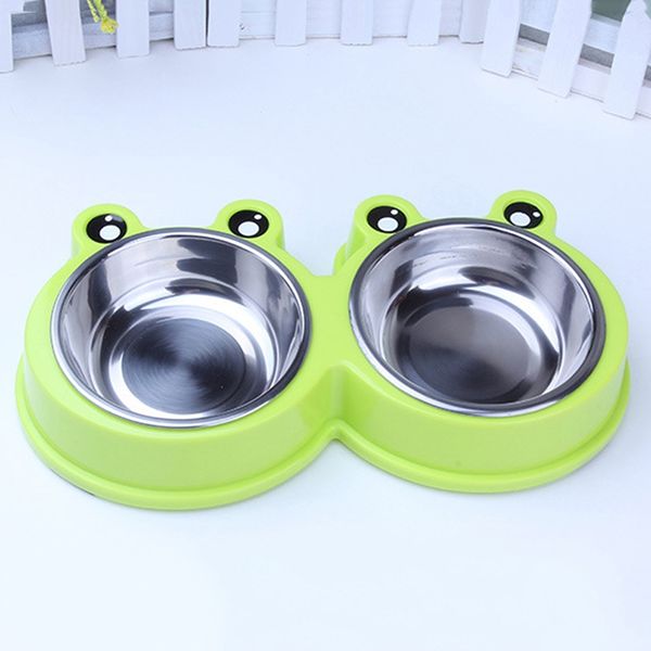 3 color cute frog stainless steal health pet dog cat puppy feeding feeder double food bowl water dish food dish pet feeding bowl
3 color cute frog stainless steal health pet dog cat puppy feeding feeder double food bowl water dish food dish pet feeding bowl