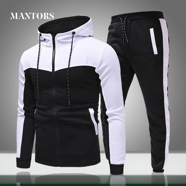 men casual sets 2020 spring new solid splice jogger tracksuit zipper hoodies+pants 2pc sets men's sportswear sport suit clothing, Gray
men casual sets 2020 spring new solid splice jogger tracksuit zipper hoodies+pants 2pc sets men's sportswear sport suit clothing, Gray