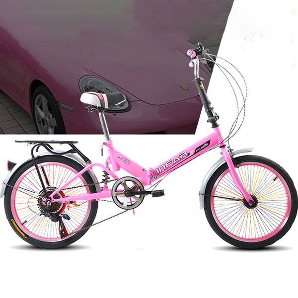 20-inch variable speed absorber bicycle folding ultra-portable bike front wheel v brake rear axle brake
20-inch variable speed absorber bicycle folding ultra-portable bike front wheel v brake rear axle brake