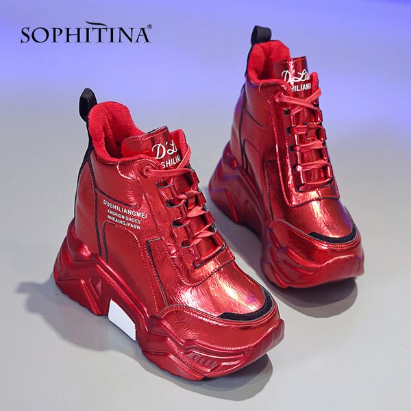 sophitina women's cool flats sneaker round toe lace-up comfortable muffin bottom handmade shoes new fashion flats mo383, Black
sophitina women's cool flats sneaker round toe lace-up comfortable muffin bottom handmade shoes new fashion flats mo383, Black
