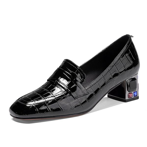 pgxxzlx new 2020 square heel pointed toe women pumps high heels, women's genuine leather rhinestone plus size middle heel shoes, Black
pgxxzlx new 2020 square heel pointed toe women pumps high heels, women's genuine leather rhinestone plus size middle heel shoes, Black