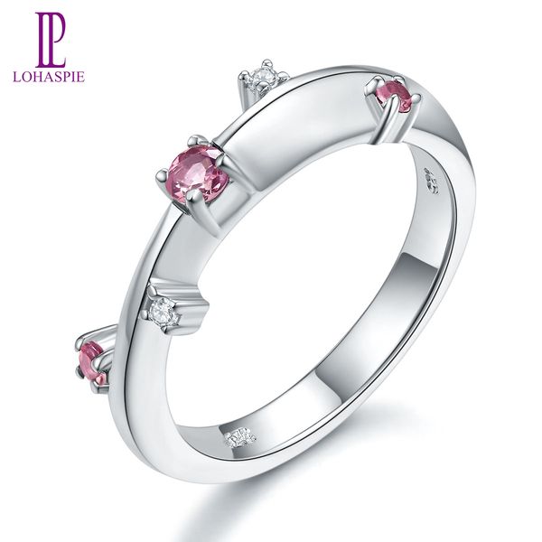 band ring for women's gift gemstone jewelry pink tourmaline white z solid 925 sterling silver fine jewelry christmas birthday party new, Black
band ring for women's gift gemstone jewelry pink tourmaline white z solid 925 sterling silver fine jewelry christmas birthday party new, Black