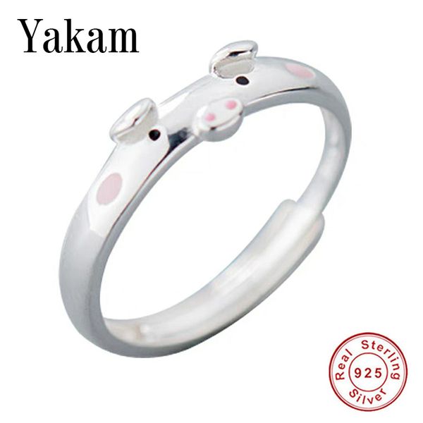 cute pink enamel 925 pig rings for women lucky piggy animal couple opening adjustable ring man fashion jewelry party lover gifts, Slivery;golden
cute pink enamel 925 pig rings for women lucky piggy animal couple opening adjustable ring man fashion jewelry party lover gifts, Slivery;golden