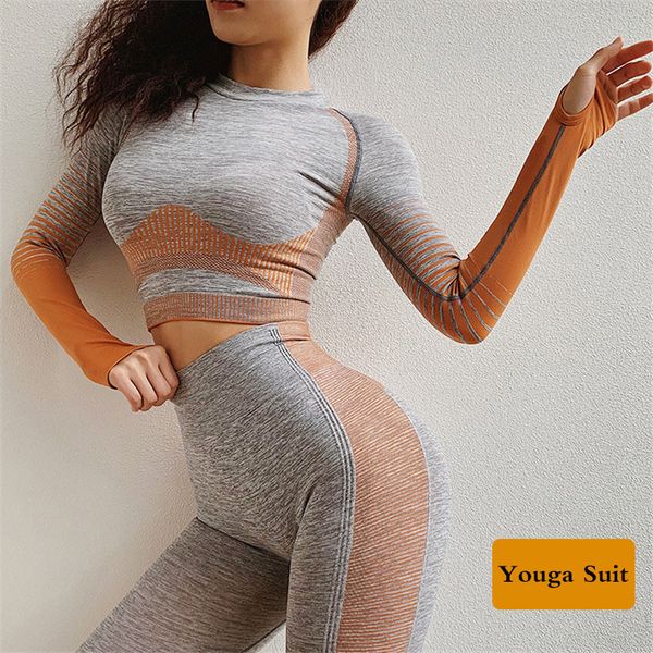 2 pcs seamless workout clothes for women leggings sport fitness long sleeve crop gym pants tights suits for yoga sportswear
2 pcs seamless workout clothes for women leggings sport fitness long sleeve crop gym pants tights suits for yoga sportswear