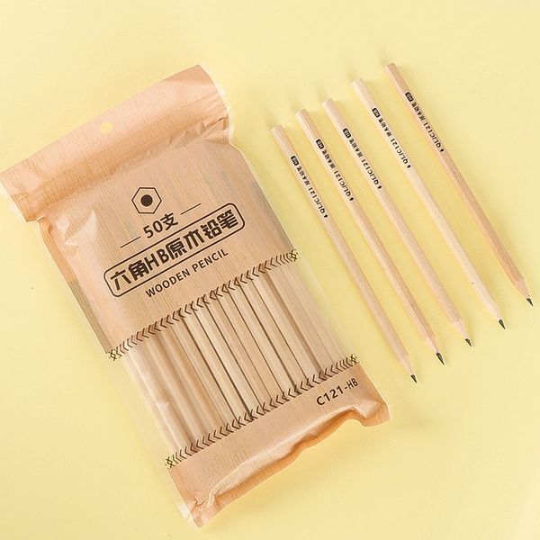 simple wooden pencil hb core pencil environmentally friendly non-toxic hexagon office school stationery
simple wooden pencil hb core pencil environmentally friendly non-toxic hexagon office school stationery