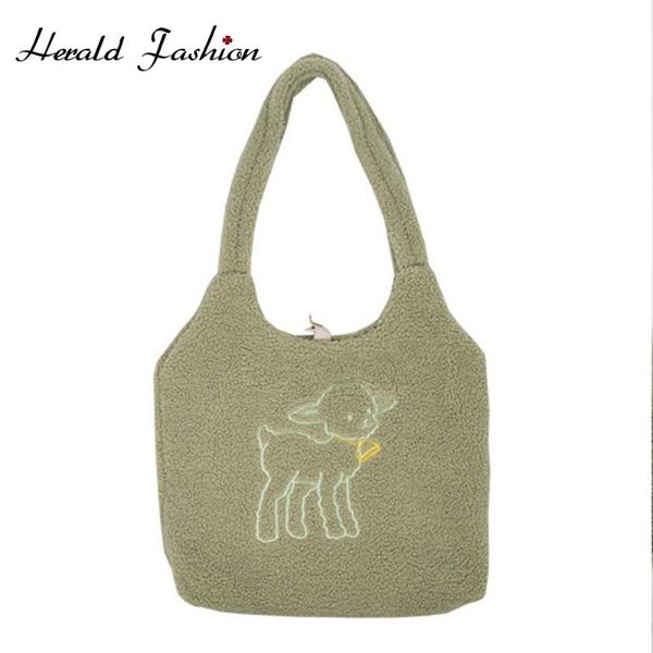 women lamb like fabric shoulder bag simple canvas handbag tote embroidery shopping bag cute book bags for girls
women lamb like fabric shoulder bag simple canvas handbag tote embroidery shopping bag cute book bags for girls