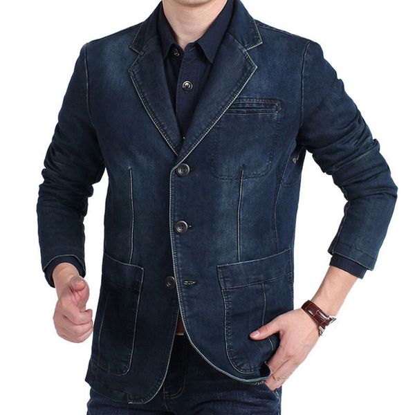 men's jackets denim jacket men outerwear coats casual jeans suits brazer cotton clothes veste en jean, Black;brown
men's jackets denim jacket men outerwear coats casual jeans suits brazer cotton clothes veste en jean, Black;brown